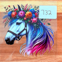 #732 Unicorn Horse K's Krafty Barn