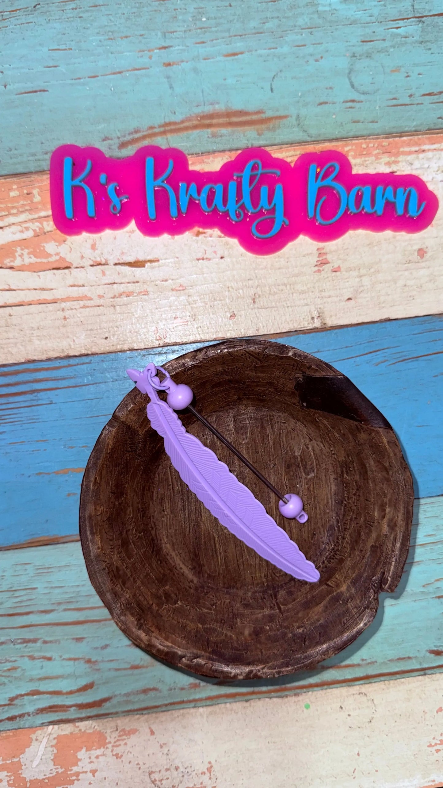 Beadable FEATHER Bookmarks K's Krafty Barn
