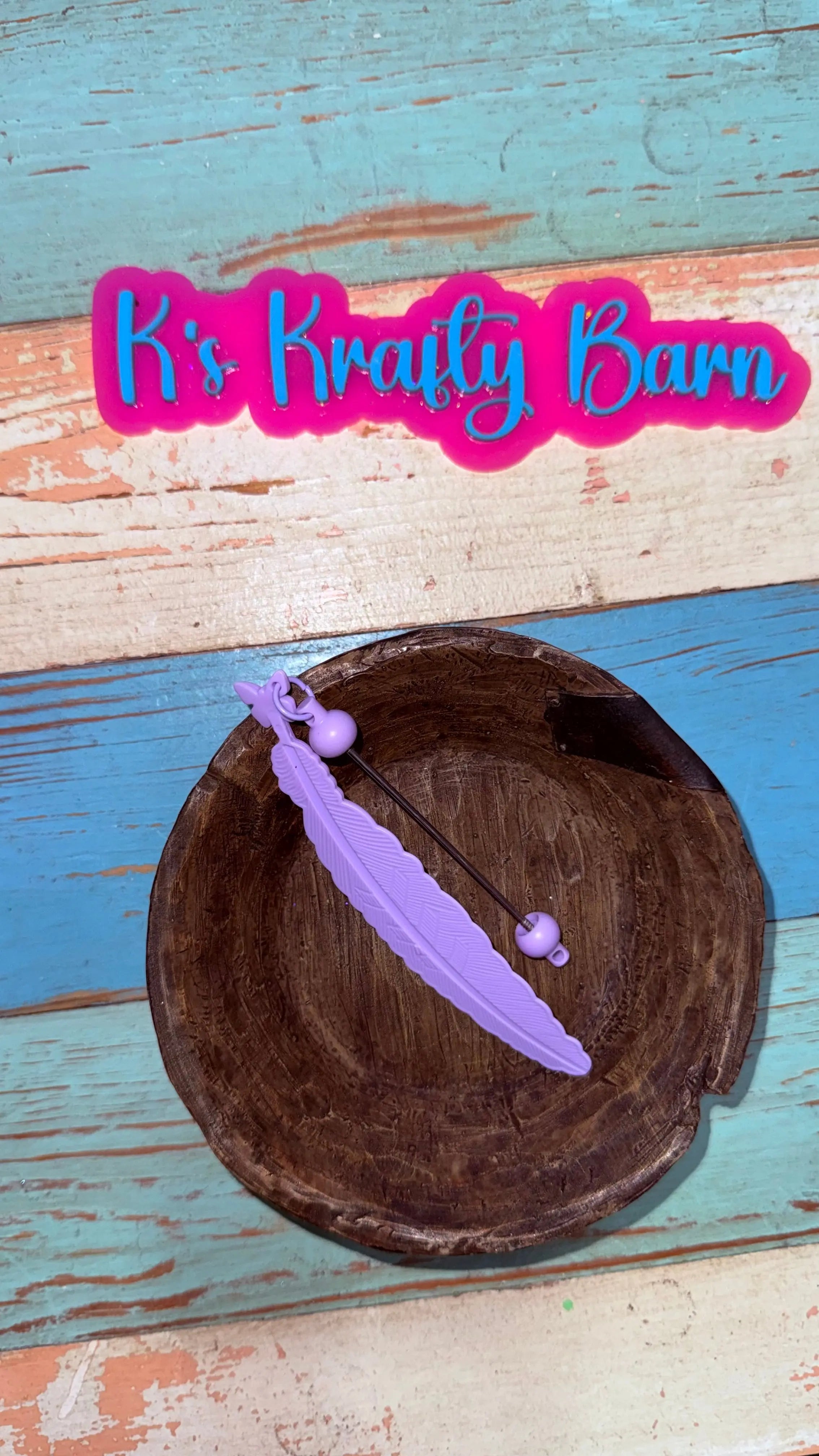 Beadable FEATHER Bookmarks K's Krafty Barn