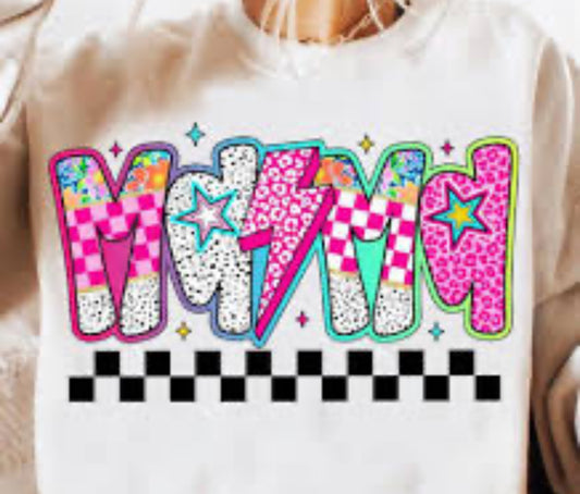 Mama-polka dots and checkered