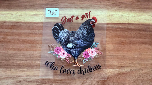 #65 Just a girl who loves chickens