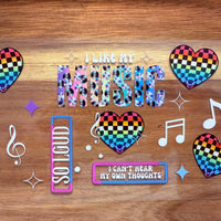 #418 I like my music so loud K's Krafty Barn