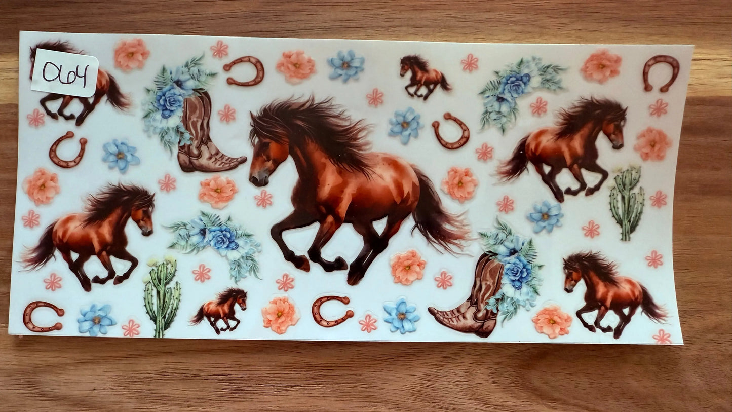 #64 Horse with boots K's Krafty Barn
