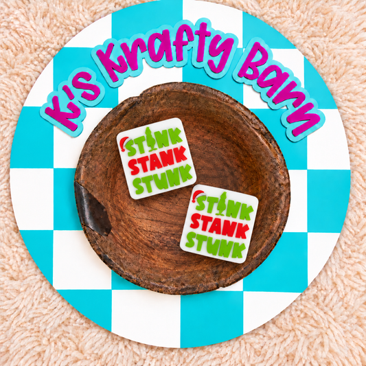 Stink Stank Stunk Silicone Focal Bead