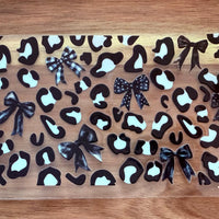 #89 Cow print with bows K's Krafty Barn