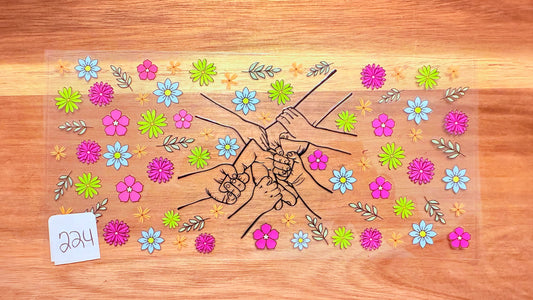 #224 Mom hand with children