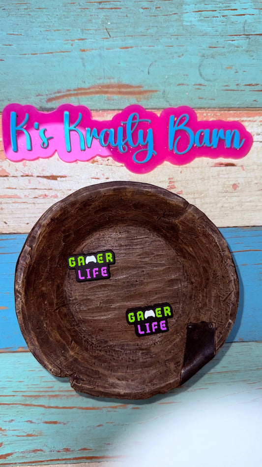Silicone Focal Bead- Gamer Life K's Krafty Barn