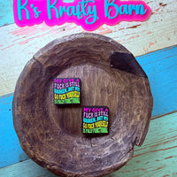 Silicone Focal Bead- My give a f***k is still broken K's Krafty Barn