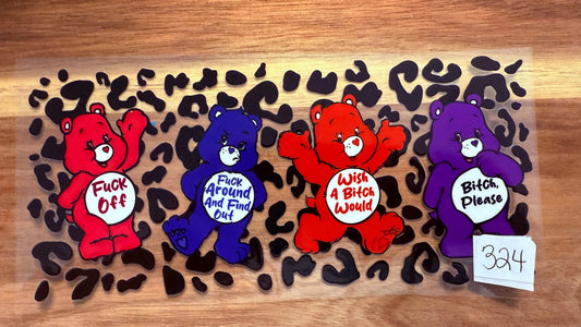 Care Bears-F off #324 K's Krafty Barn