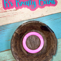 65mm Silicone Round Ring- solid colors K's Krafty Barn