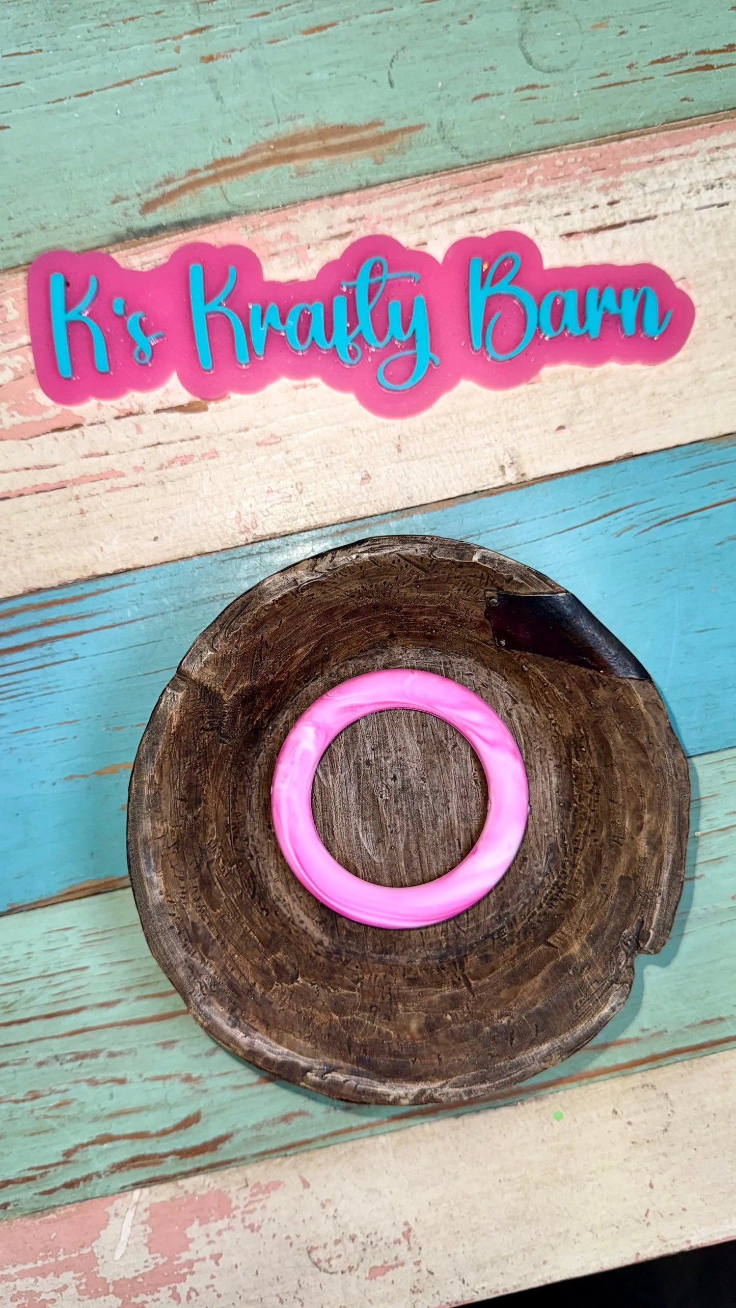 65mm Silicone Round Ring- solid colors K's Krafty Barn