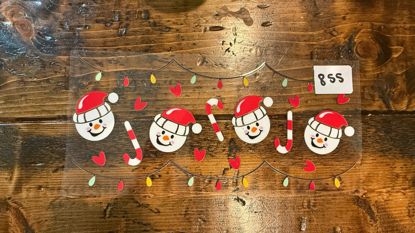 #855 Christmas Snowman K's Krafty Barn