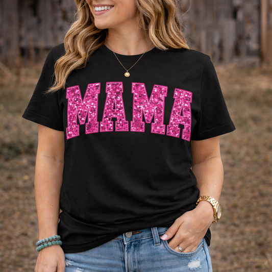 Pink Mama Sequins Shirt