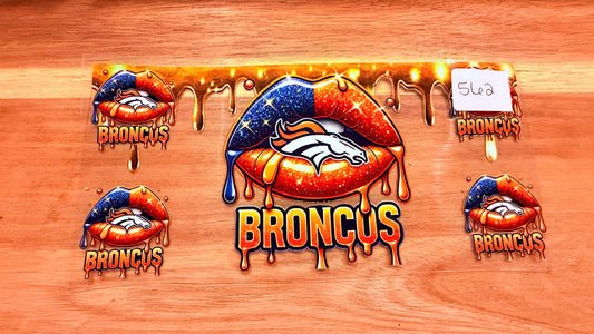 #562 Broncos Lips K's Krafty Barn
