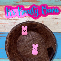 Silicone Focal Bead- Pink peep K's Krafty Barn