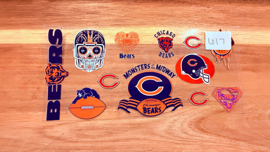 #617 Chicago Bears Football K's Krafty Barn