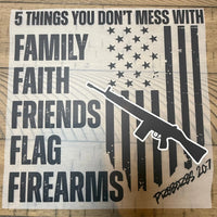 5 things you don't mess with K's Crafty Vibes Co.