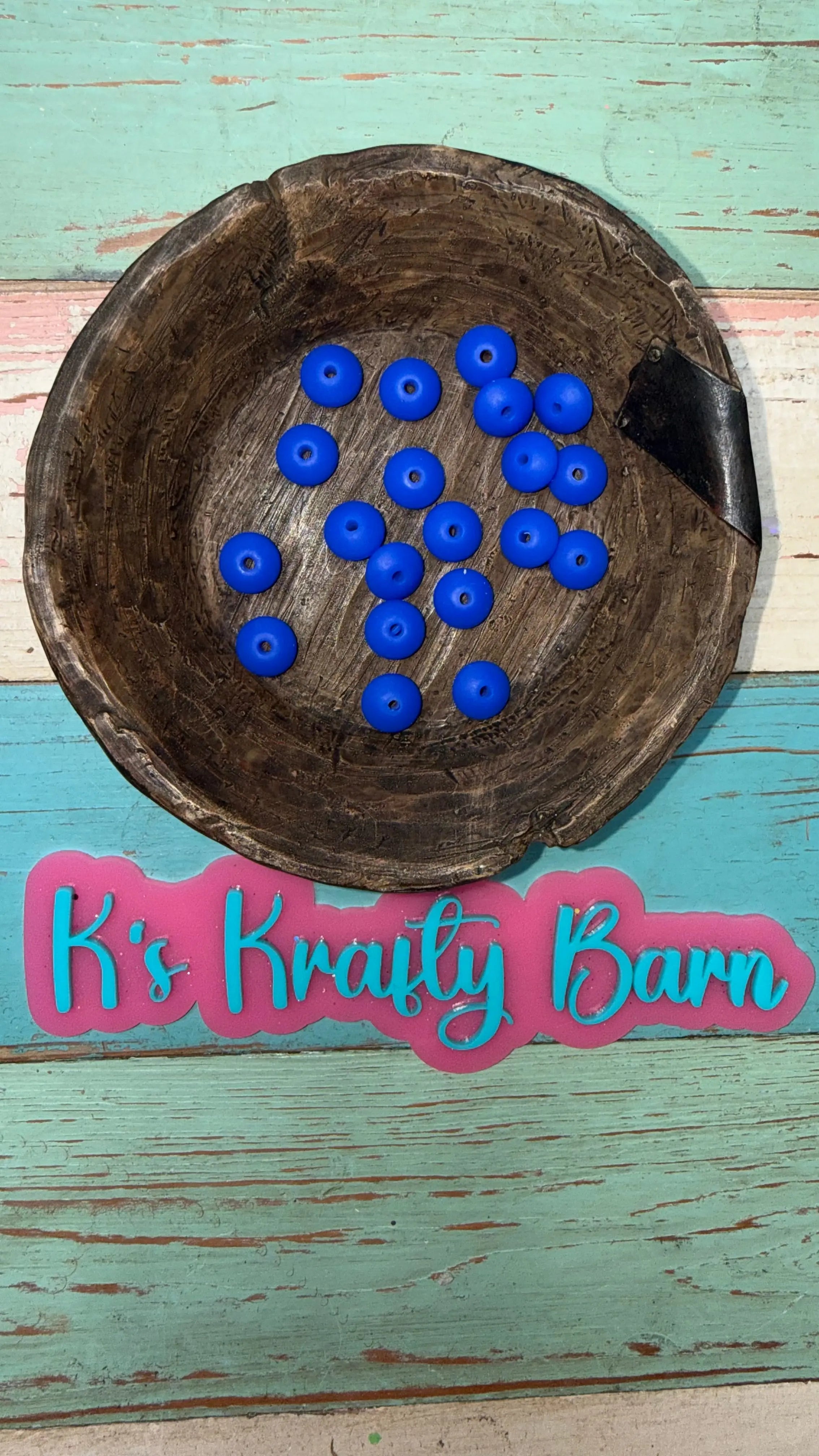 12mm Silicone Lentil spacers for beadable items-20pk K's Krafty Barn