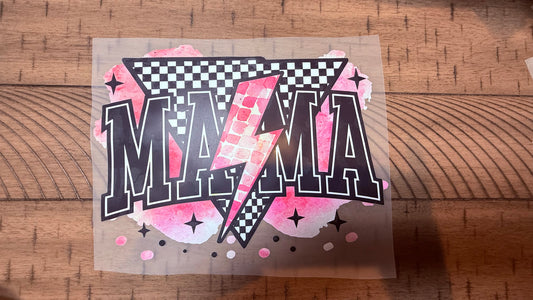 Mama checkered triangle