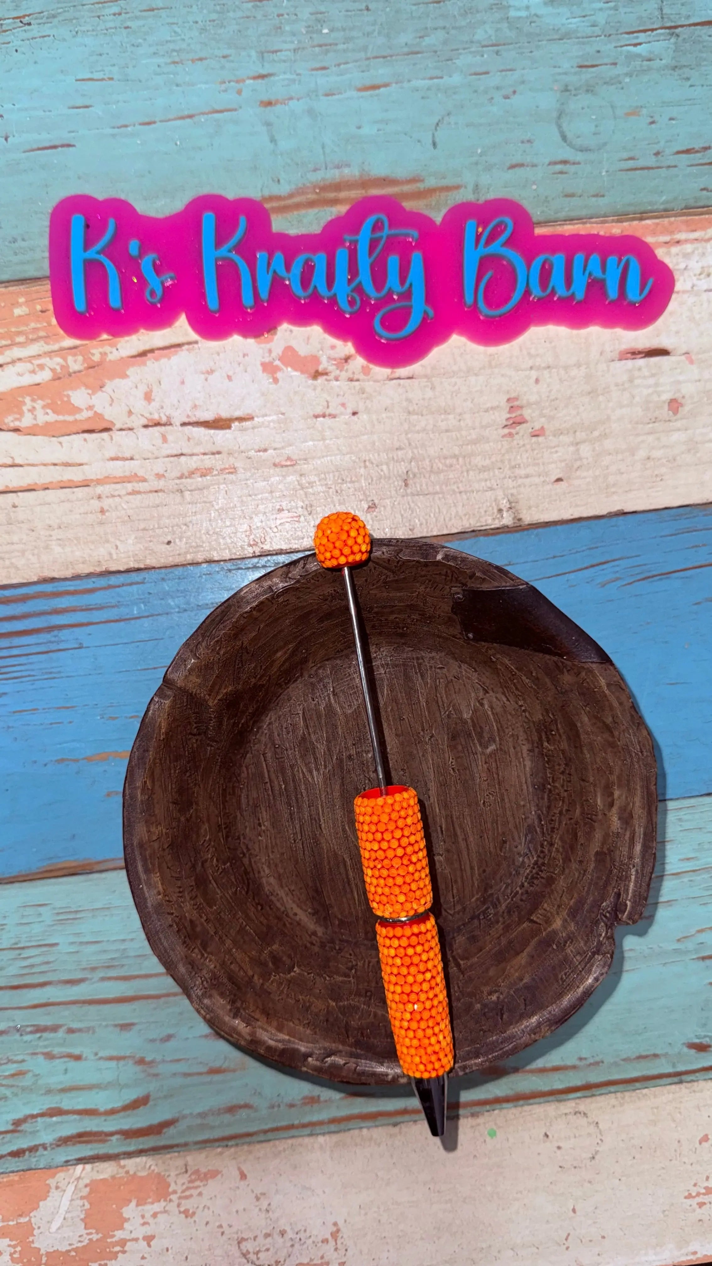 Beadable Pens-Rhinestone Super Blingy “Fancy” K's Krafty Barn