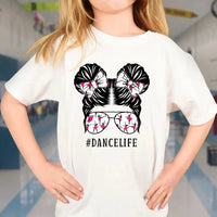 Kids Dance Life Shirt | Youth Dancer Graphic Tee | Little Dancer Shirt K's Krafty Barn
