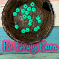 12mm Silicone Lentil spacers for beadable items-20pk K's Krafty Barn