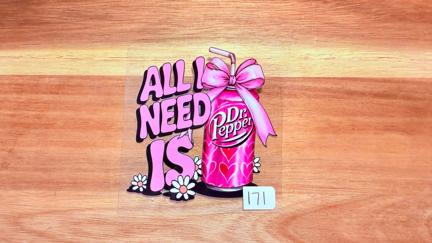 #171 All I need is Dr P- flowers and a bow K's Krafty Barn