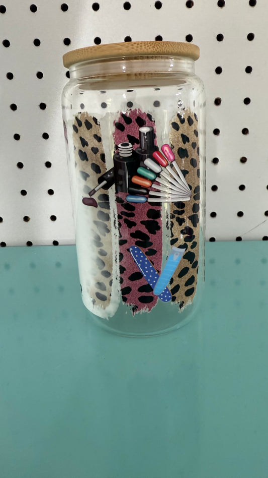 Nail Tech 16oz Glass Libby