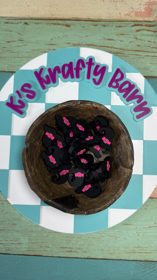 Halloween Silicone Focal Bead- Witches hat