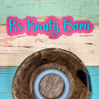 65mm Silicone Round Ring- solid colors K's Krafty Barn