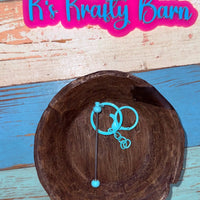 Beadable Bar Keychains K's Krafty Barn