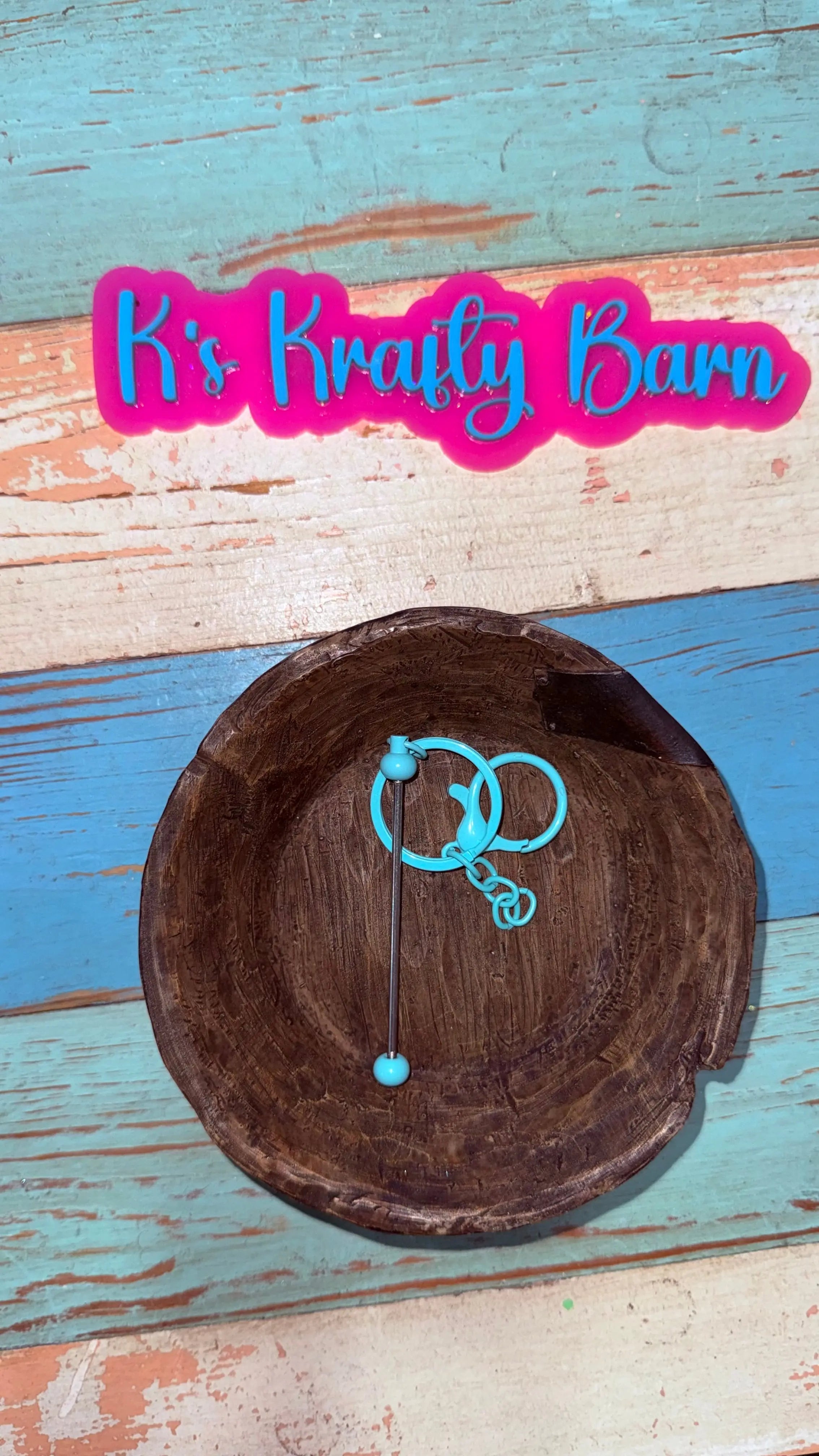 Beadable Bar Keychains K's Krafty Barn