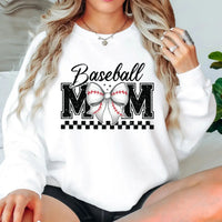 Baseball Mom Bow Shirt | Baseball Mom Game Day Graphic Tee K's Krafty Barn