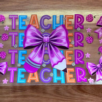 #125 Teacher with bows K's Krafty Barn