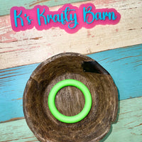 65mm Silicone Round Ring- solid colors K's Krafty Barn