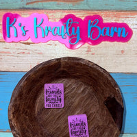 Silicone Focal Bead- Family you choose K's Krafty Barn