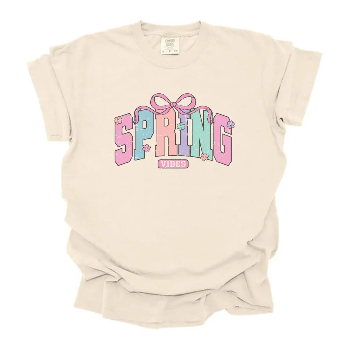 Spring Vibes Shirt | Cute Spring Graphic Tee K's Krafty Barn
