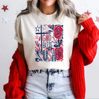 God Bless The USA Rose K's Crafty Vibes Co.