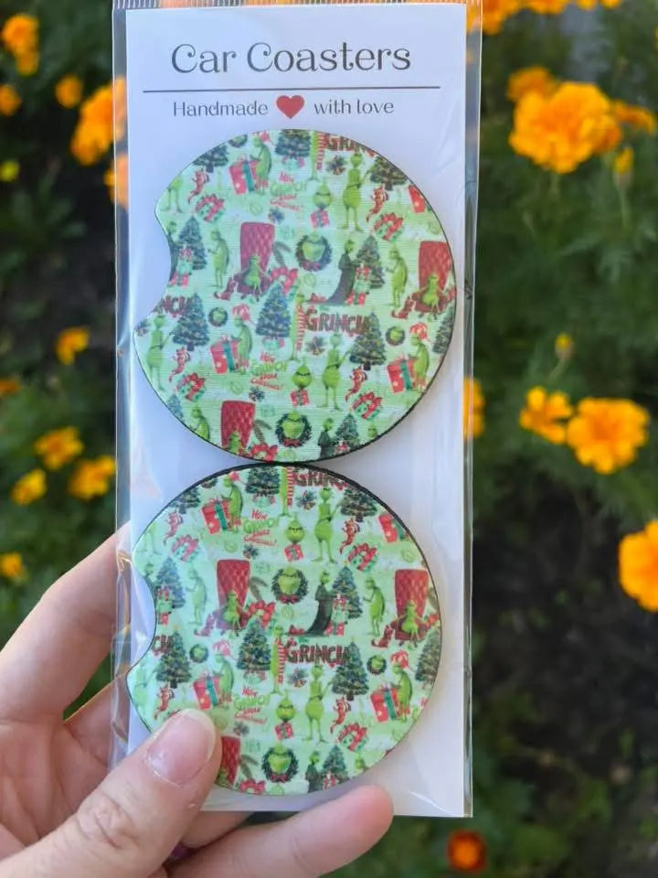 Car Coasters- choose your design. K's Krafty Barn