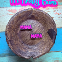 Silicone Focal Bead- Pink Mama K's Krafty Barn