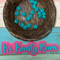 12mm Silicone Lentil spacers for beadable items-20pk K's Krafty Barn