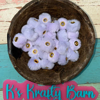 20mm Fluffy Spacers for beadable items-10 pack K's Krafty Barn