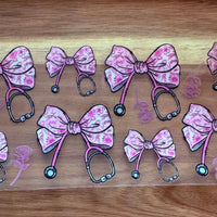 #126 Stethescope bows K's Krafty Barn