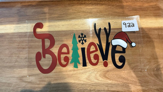#922 Believe K's Krafty Barn