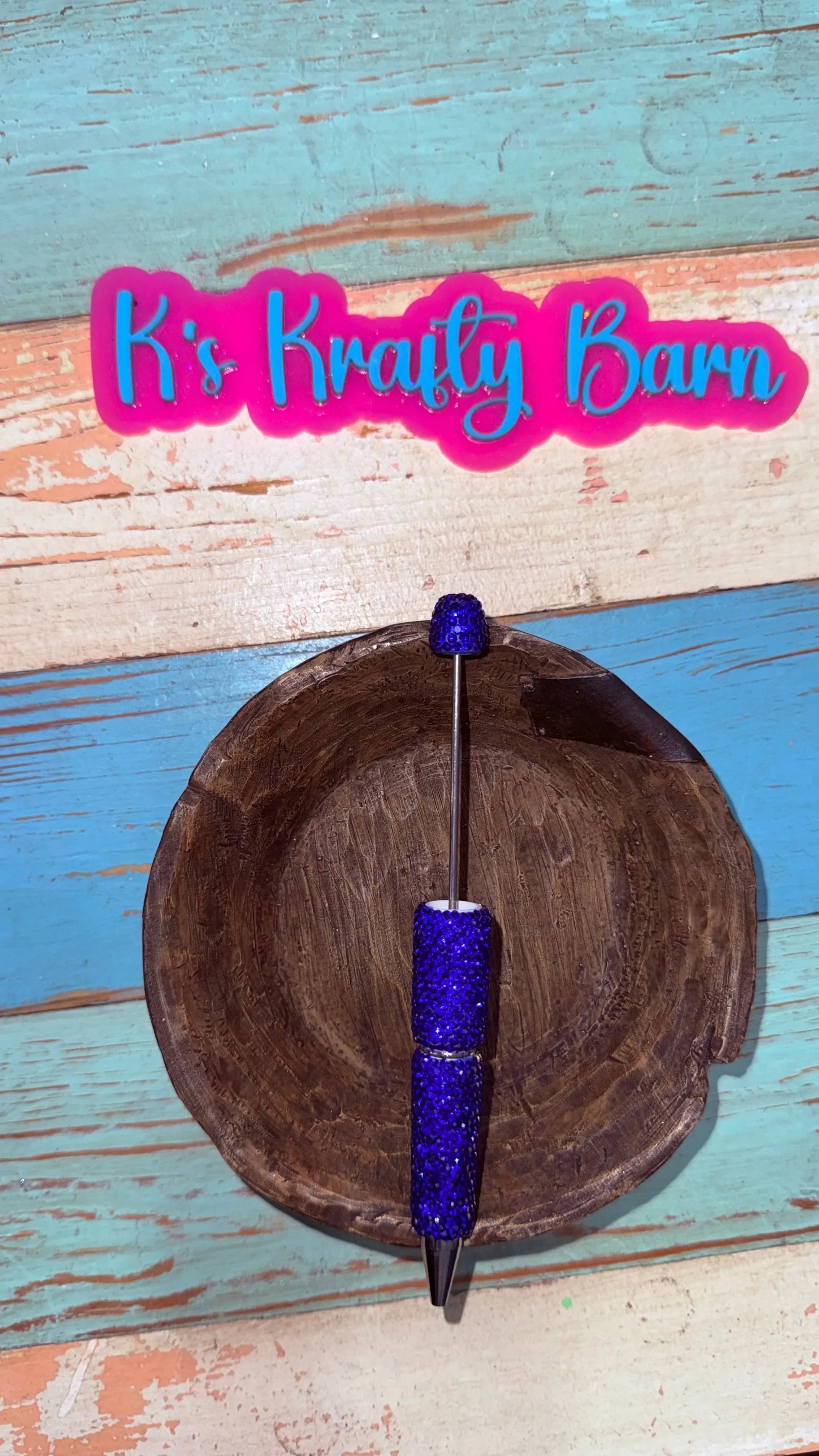 Beadable Pens-Rhinestone Super Blingy “Fancy” K's Krafty Barn