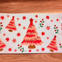 #648 Pink Christmas Trees K's Krafty Barn