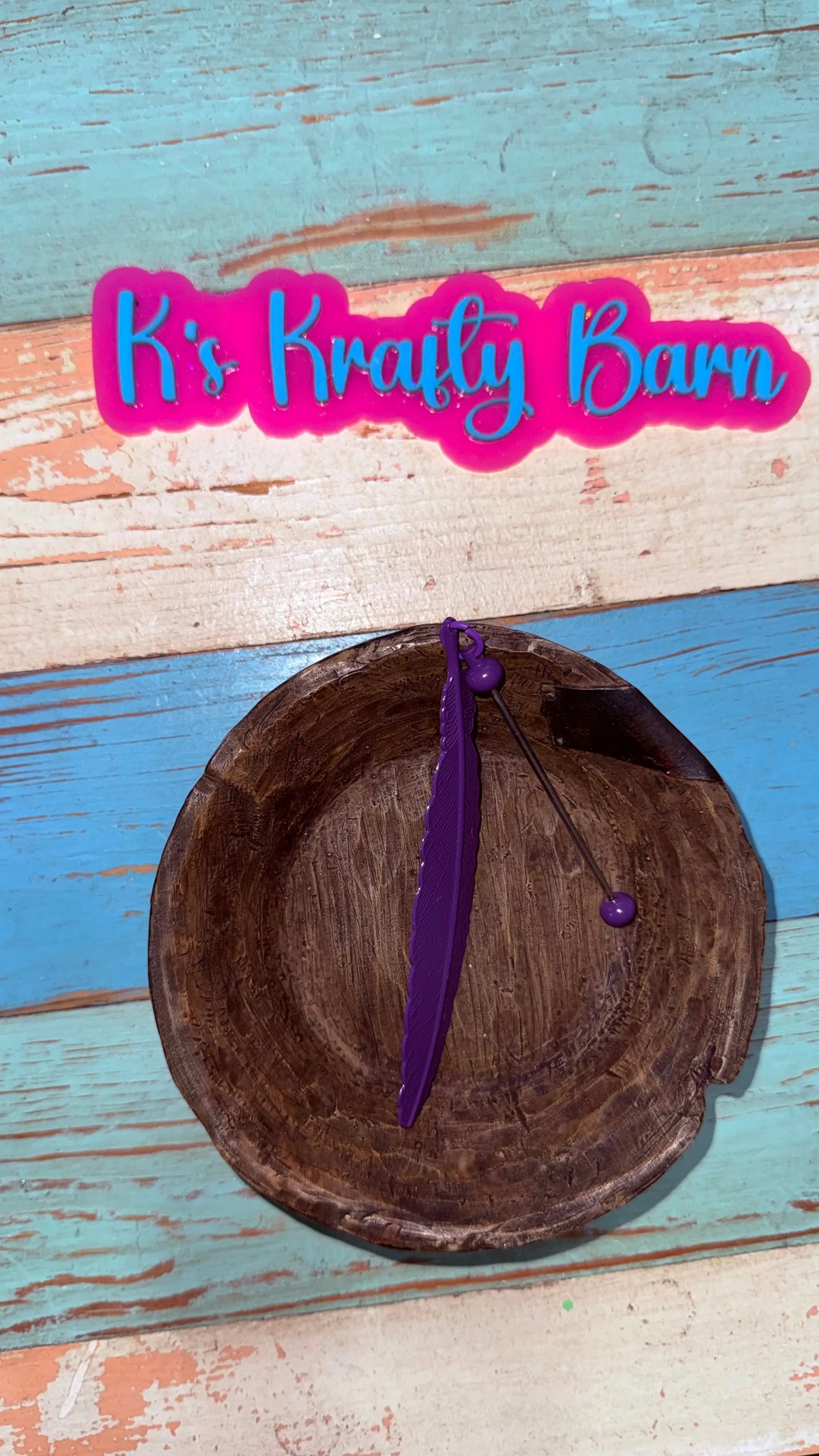 Beadable FEATHER Bookmarks K's Krafty Barn