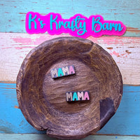 Silicone Focal Bead- Colorful Mama K's Krafty Barn