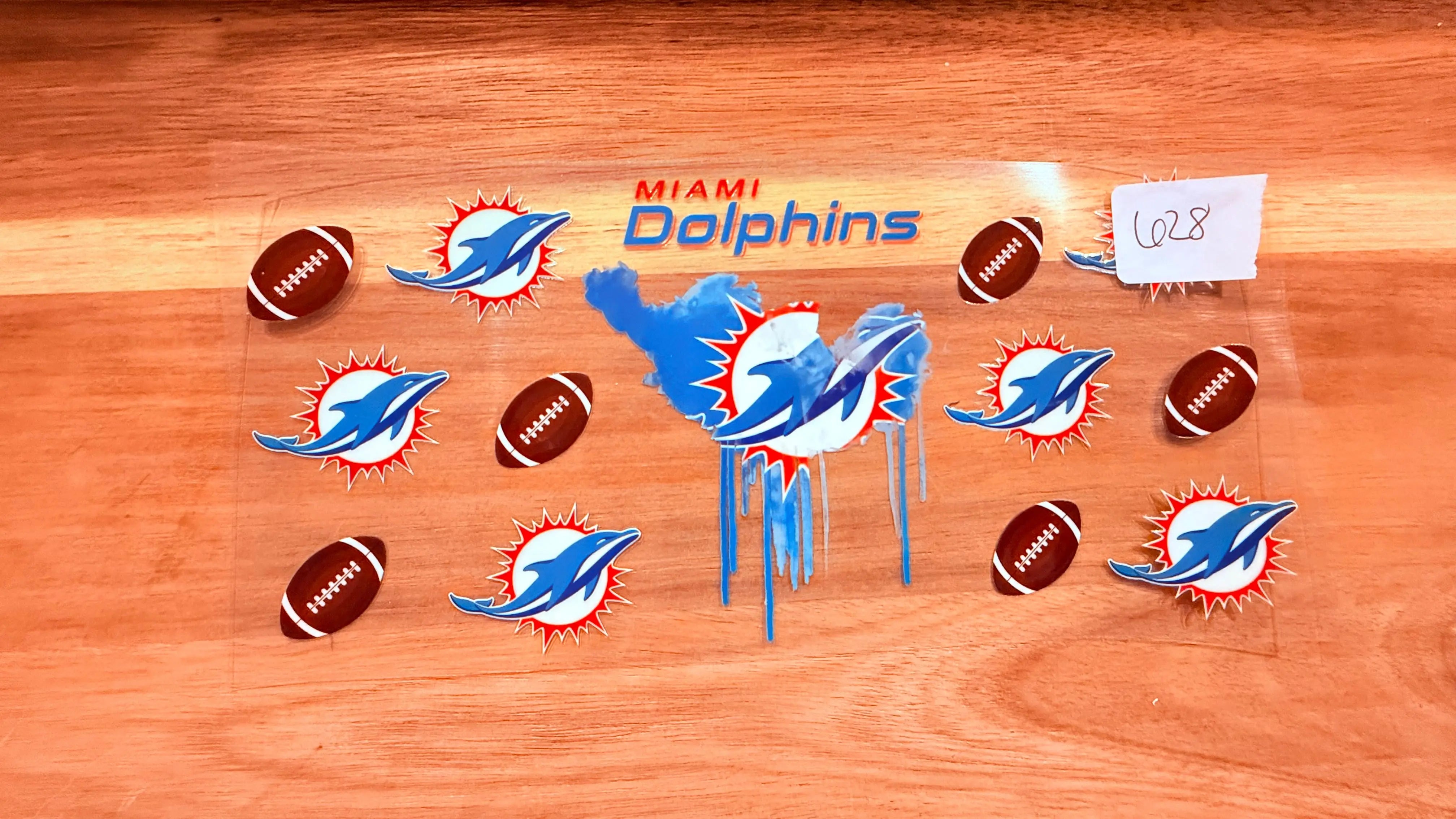 #628 Miami Dolphins Football K's Krafty Barn