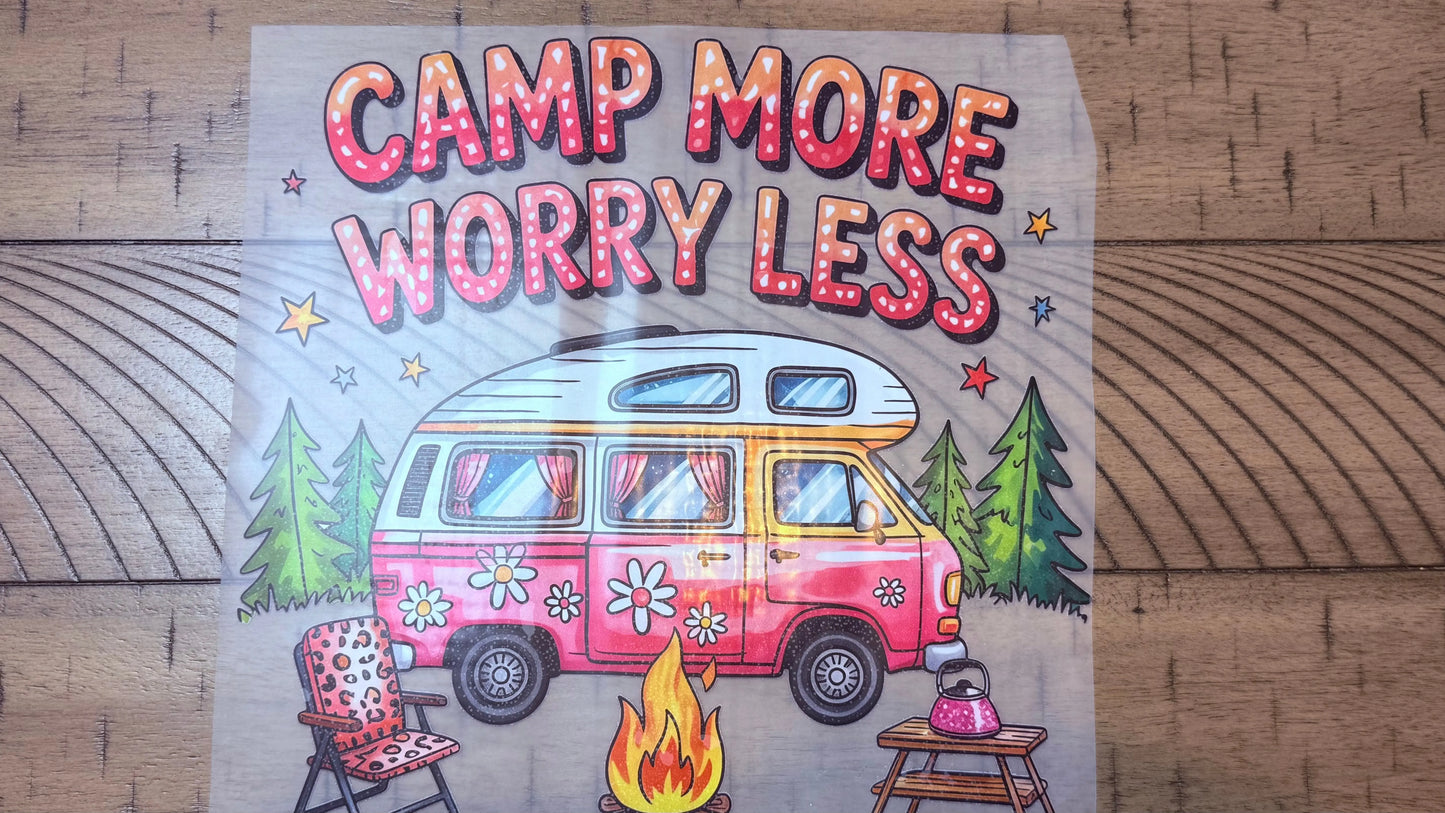 Camp more worry less K's Crafty Vibes Co.